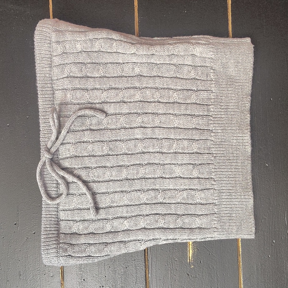 Gray Cable Knit Tube Top HONEY 🍯 🍯 🍯 MANGO 🥭🥭🥭🥭🥭 - Picture 5 of 13